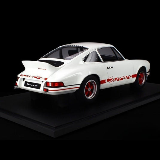 Porsche 911 カレラ RS 2.7 ライトウェイト 1973年モデル グランプリホワイト/レッドストライプ/Minichamps 1/8ミニカー ポルシェ特注