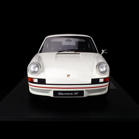 Porsche 911 カレラ RS 2.7 ライトウェイト 1973年モデル グランプリホワイト/レッドストライプ/Minichamps 1/8ミニカー ポルシェ特注