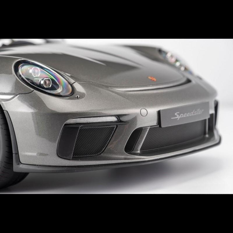 ギャラリービューアに画像をロードする, Porsche 911 スピードスター 991型 2019年モデル アゲートグレー/Minichamps 1/8ミニカー ポルシェ特注
