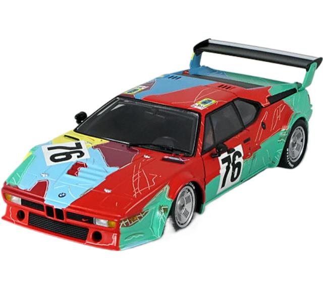 BMW M1 No.76 ルマン24時間 Andy Warhol ART CAR 1979 BMW特別モデル/ MINICHAMPS 1/18 ミニカー