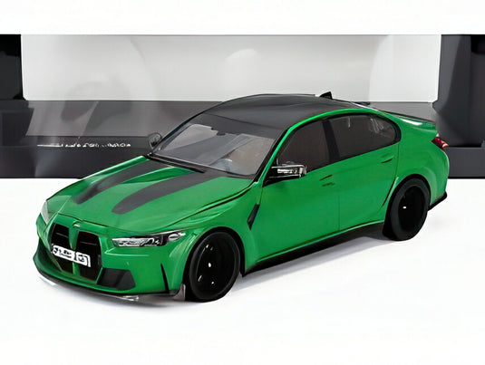 BMW 3シリーズ M3 COMPETITION CS (G80) 2024 グリーンブラック/ MINICHAMPS 1/18 ミニカー