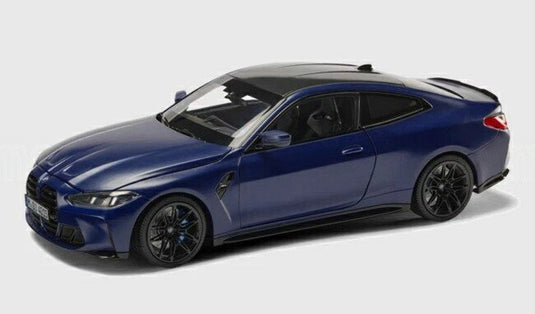 【予約】BMW 4シリーズ M4 LCI (G82) クーペ 2023 フローズンブルー / MINICHAMPS 1/18 ミニカー