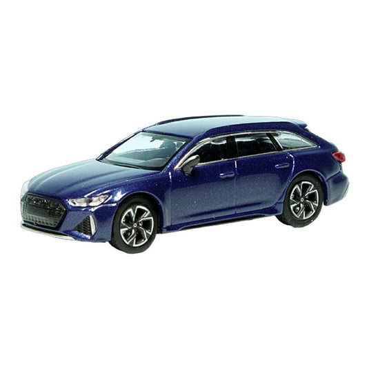 Audiアウディ RS6 Avant 2019 ブルー / Minichamps 1/87 ミニカー