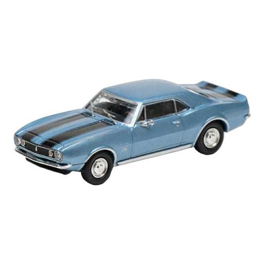 【予約】 Chevroletシボレー Camaroカマロ クーペ 1967 ブルー ブラック / MINICHAMPS 1/87 ミニカー