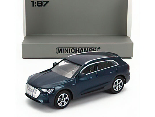 Audiアウディ e-tron 2020 ダークブルー 電気自動車 SUV 模型 モデル / MINICHAMPS 1/87 ミニカー 模型