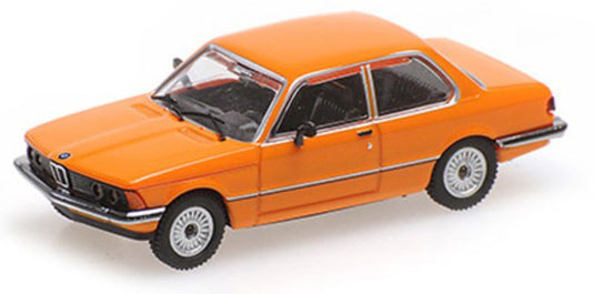 BMW E21 323i 1975 オレンジ 旧車 模型 ダイキャスト モデル / MINICHAMPS 1/87 ミニカー 模型
