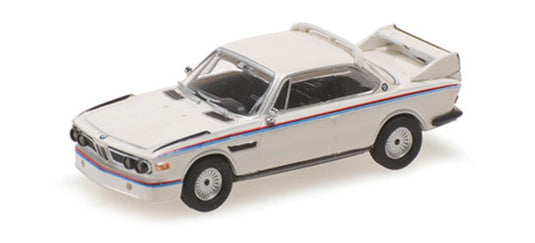 HOゲージ 鉄道模型 Minichamps/ミニチャンプス BMW 3.0 CSL ホワイト 1973年