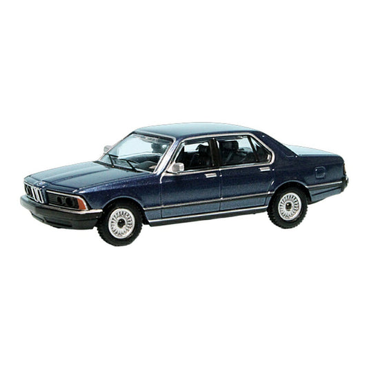 BMW 733i Sedan E23 1977 ダークブルー / Minichamps 1/87 ミニカー