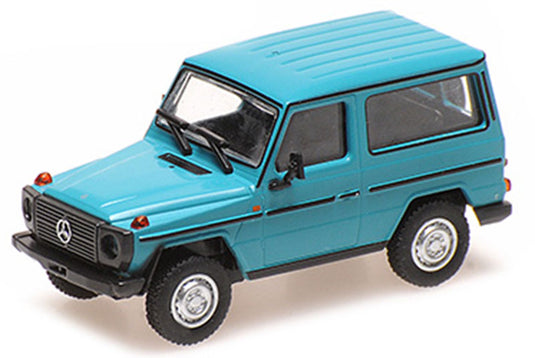 Mercedes-Benzメルセデスベンツ Gモデル 1980 ターコイズ 四駆 模型 モデル / MINICHAMPS 1/87 ミニカー 模型