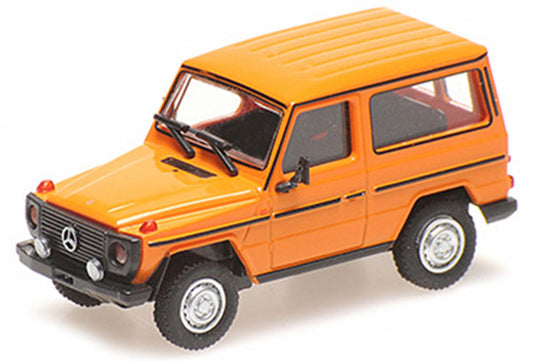 Mercedes-Benzメルセデスベンツ Gモデル 1980 オレンジ 四駆 模型 モデル / MINICHAMPS 1/87 ミニカー 模型