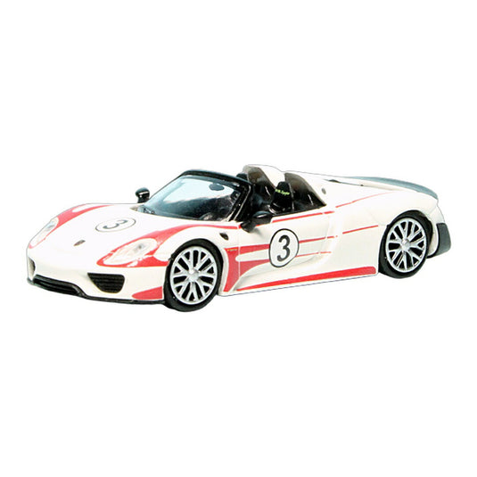 Porscheポルシェ 918 Spyder 2013 Salzburg Racing Design ホワイト/レッド / Minichamps 1/87 ミニカー