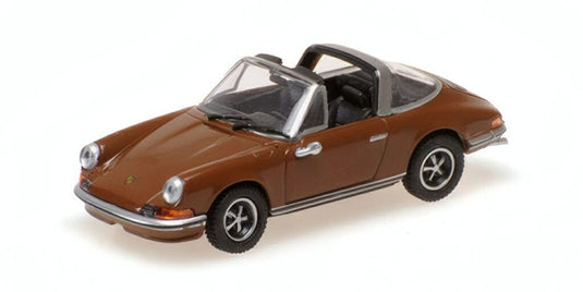 【予約】ポルシェ 911 タルガ 1972 ブラウン / MINICHAMPS 1/87 ミニカー