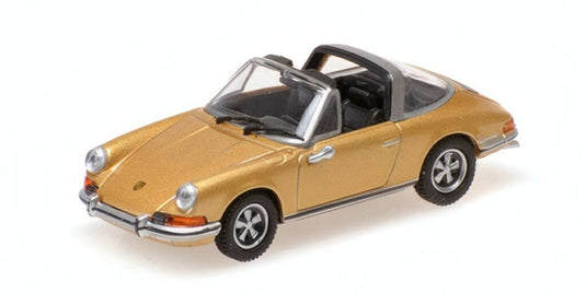 【予約】ポルシェ 911 タルガ 1972 ゴールド / MINICHAMPS 1/87 ミニカー