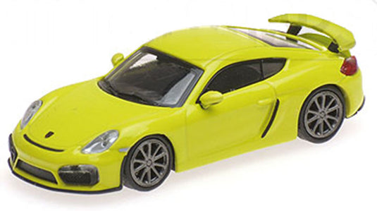 Porscheポルシェ ケイマン GT4 2016 グリーン スポーツカー 模型 モデル / MINICHAMPS 1/87 ミニカー 模型
