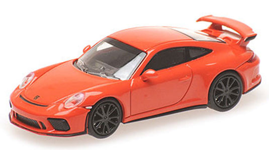 Porscheポルシェ 911 GT3 2017 オレンジ スポーツカー 模型 モデル / MINICHAMPS 1/87 ミニカー 模型
