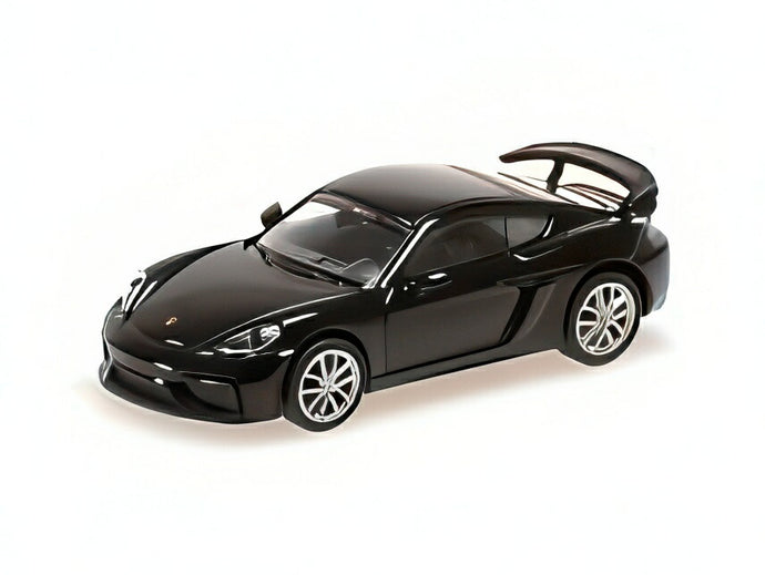 【予約】PORSCHE 718 CAYMAN GT4 (981) 2019 ブラック/ MINICHAMPS 1/87 ミニカー