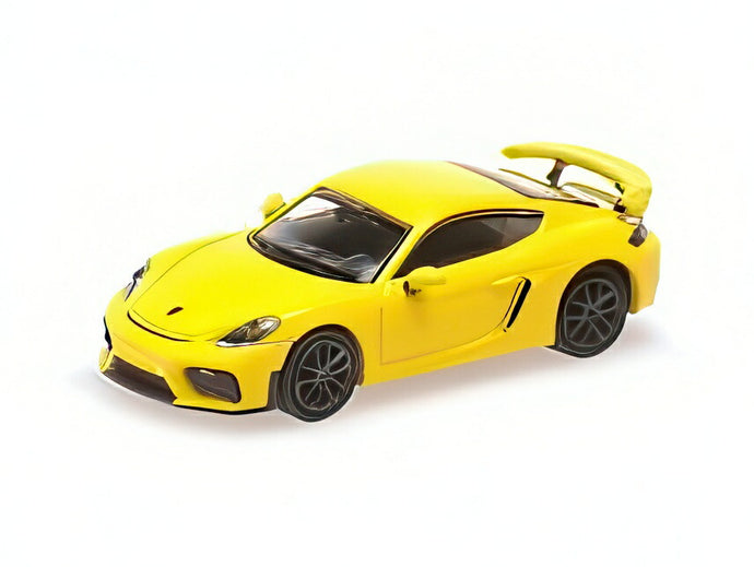 【予約】PORSCHE 718 CAYMAN GT4 (981) 2019 イエロー/ MINICHAMPS 1/87 ミニカー