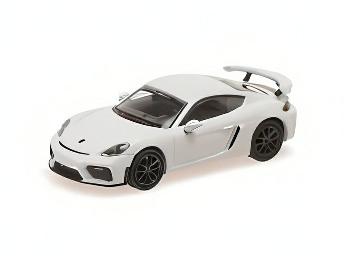 【予約】PORSCHE 718 CAYMAN GT4 (981) 2019 ホワイト/ MINICHAMPS 1/87 ミニカー
