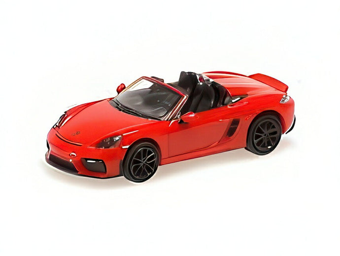 【予約】PORSCHE 718 SPIDER (981) オープン 2019 レッド/ MINICHAMPS 1/87 ミニカー