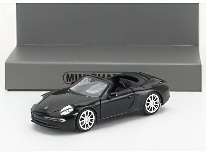 PORSCHE 911 991 カブリオレ オープン 2013 ブラック/ MINICHAMPS 1/87 ミニカー