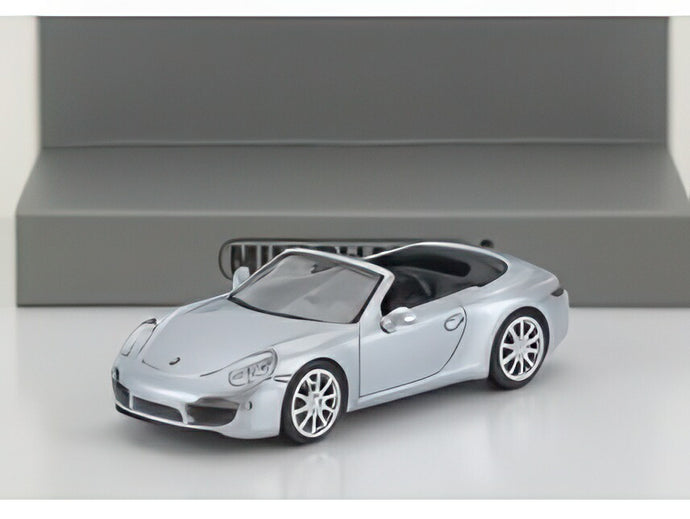 PORSCHE 911 991 カブリオレ オープン 2013 シルバー/ MINICHAMPS 1/87 ミニカー