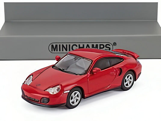 PORSCHE 911 996 TURBO クーペ 2000 レッド/ MINICHAMPS 1/87 ミニカー