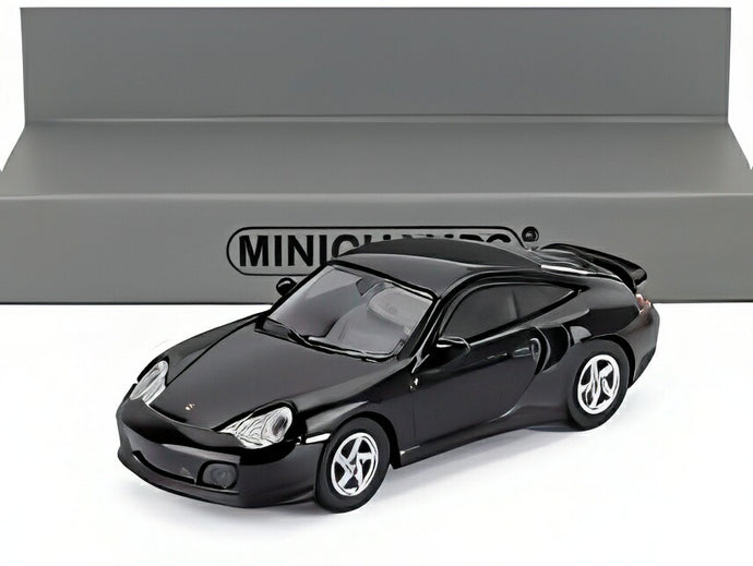 【予約】PORSCHE 911 996 ターボ クーペ 2000 ブラック/ MINICHAMPS 1/87 ミニカー