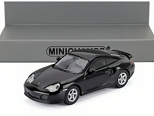 【予約】PORSCHE 911 996 ターボ クーペ 2000 ブラック/ MINICHAMPS 1/87 ミニカー