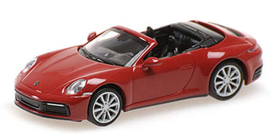 Porscheポルシェ 911 カレラ 4S カブリオレ 2019 レッド 模型 モデル / MINICHAMPS 1/87 ミニカー 模型