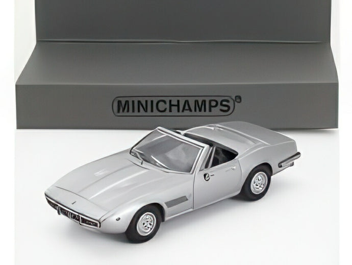 MASERATI GHIBLI SPIDER カブリオレ オープン 1969 シルバー/ MINICHAMPS 1/87 ミニカー