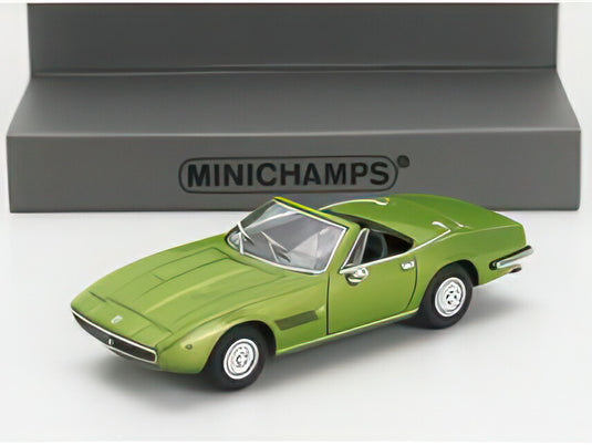 MASERATI GHIBLI SPIDER カブリオレ オープン 1969 グリーンメタリック/ MINICHAMPS 1/87 ミニカー