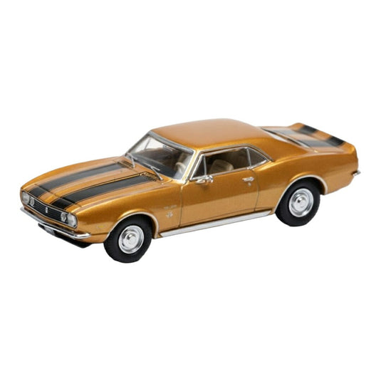 【予約】 Chevroletシボレー Camaroカマロ クーペ 1967 ゴールド ブラック / MINICHAMPS 1/87 ミニカー