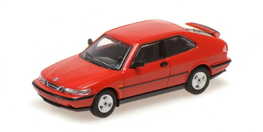 【予約】SAAB 900 クーペ 1995 レッド / MINICHAMPS 1/87 ミニカー