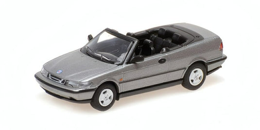 サーブ 900 カブリオレ オープン 1995 グレーメタリック / MINICHAMPS 1/87 ミニカー