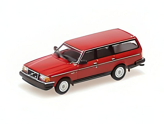 【予約】VOLVO 240GL BREAK ステーションワゴン 1986 レッド/ MINICHAMPS 1/87 ミニカー