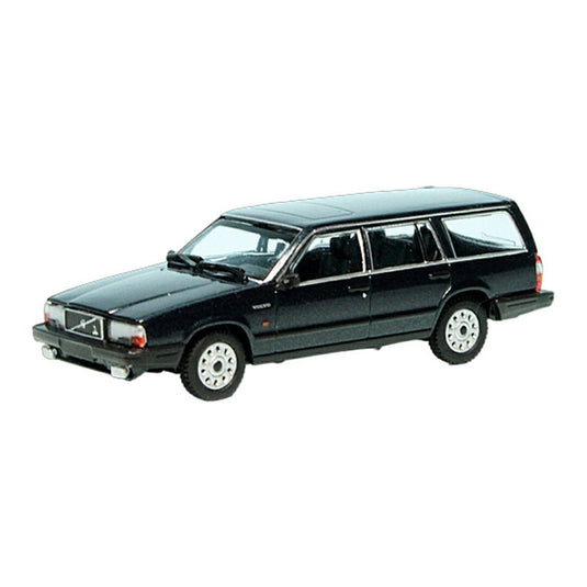 Volvoボルボ 740GL Break 1986 ダークブルー / Minichamps 1/87 ミニカー