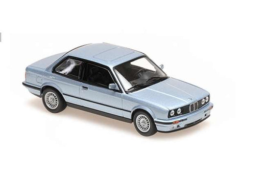 1989年 BMW 3シリーズ E30 シルバーブルーメタリック/ Maxichamps  1/43 ミニカー