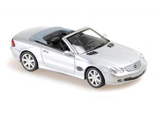 2001 Mercedes Benz SLクラス R230 シルバー/Maxichamps 1/43ミニカー
