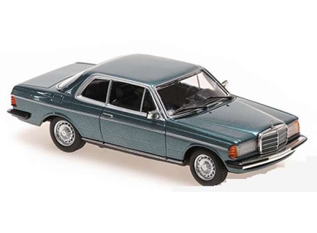 Mercedes-Benz 230CE W123 クーペ 1976 ペトロール/ Maxichamps 1/43 ミニカー
