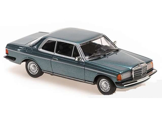 Mercedes-Benz 230CE W123 クーペ 1976 ペトロール/ Maxichamps 1/43 ミニカー