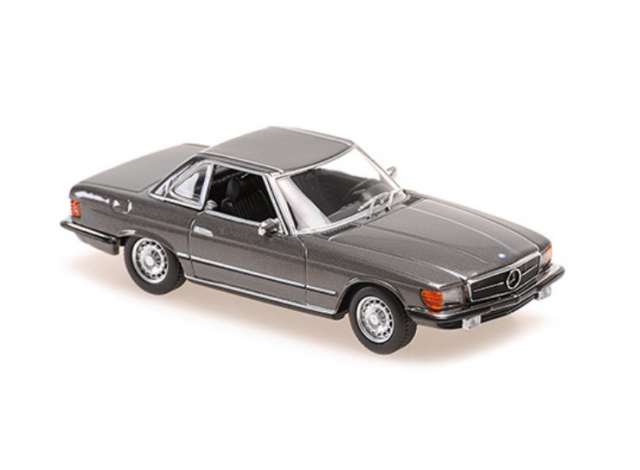 1974 Mercedes-Benz 350 SL カブリオレ ハードトップ グレーメタリック/Maxichamps 1/43ミニカー