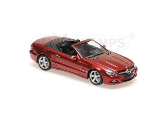 2008 Mercedes Benz SLクラス (R230) レッドメタリック/Maxichamps 1/43ミニカー