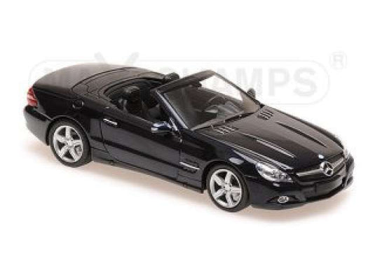 Mercedes-Benz SL-Class R230 2008 ブルーメタリック/ Maxichamps 1/43 ミニカー