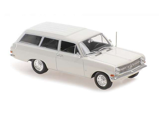 1962 Opel レコードA キャラバン ホワイト/Maxichamps 1/43ミニカー