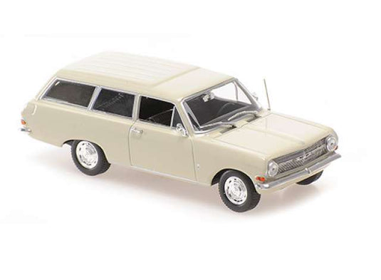 1962 Opel レコードA キャラバン ベージュ/Maxichamps 1/43ミニカー