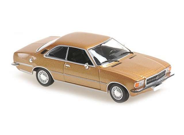 1975 Opel レコードD クーペ ゴールド/Maxichamps 1/43ミニカー