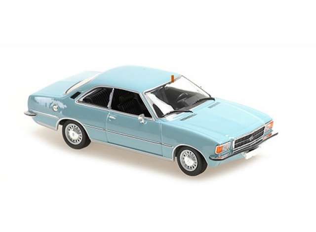 1975 Opel レコードD クーペ ライトブルー/Maxichamps 1/43ミニカー