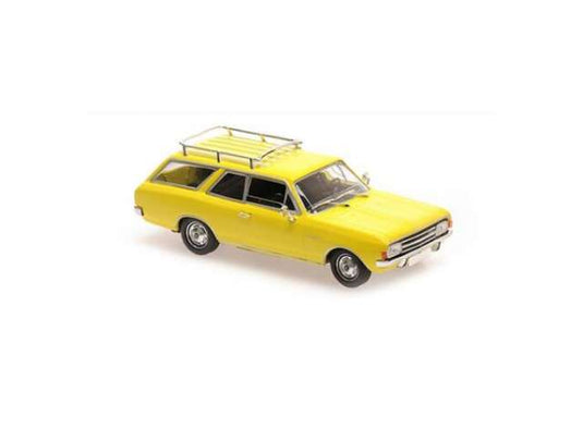 1969 Opel レコードC キャラバン イエロー/Maxichamps 1/43ミニカー