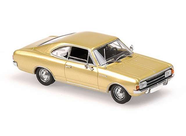 1966 Opel レコードC クーペ ゴールド/Maxichamps 1/43ミニカー