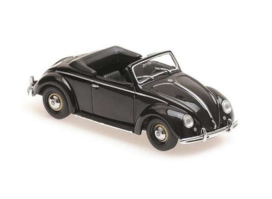 1950 Volkswagen ヘブミュラー カブリオレ ブラック/Maxichamps 1/43ミニカー